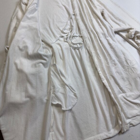 kate spade nwt short white robe cozy, very soft luxury - Picture 7 of 8